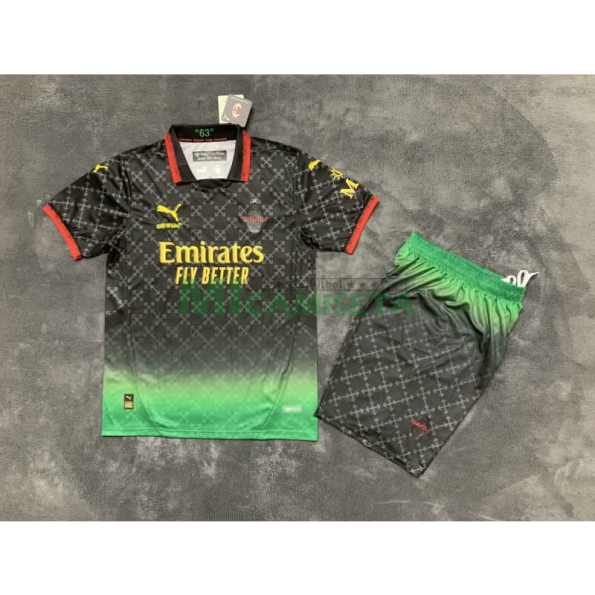 Camiseta AC Milan Cuarta Equipación 2024/2025 Negro