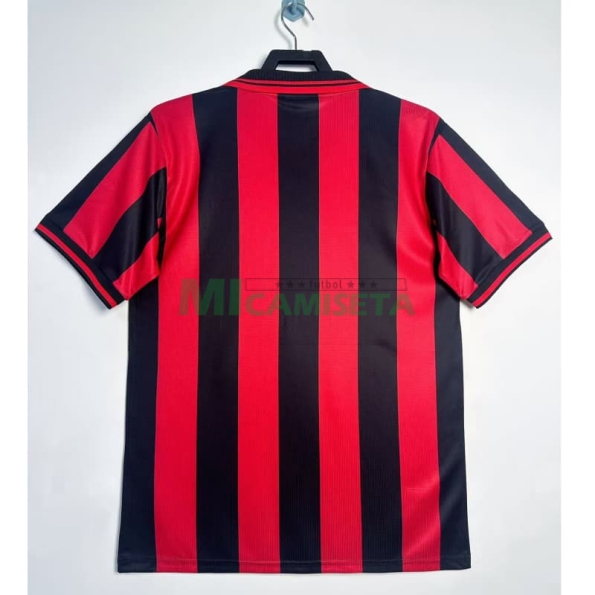 Camiseta AC Milan Primera Equipación Retro 1997/98 Rojo/Negro