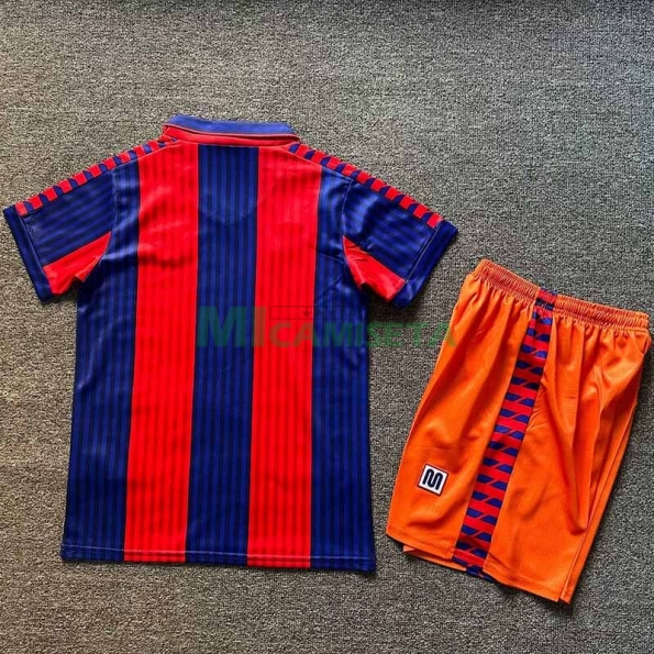 Camiseta Barcelona Primera Equipación Retro 1991/92 Niño Kit