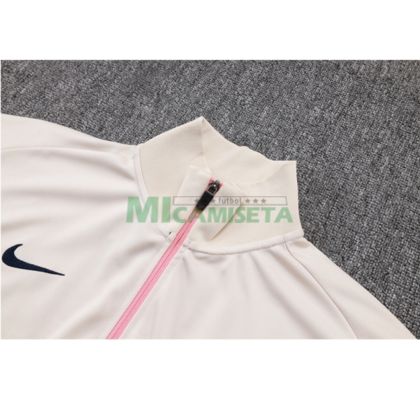 Chandal Barcelona 2025/2026 Blanco Roto/Rosa
