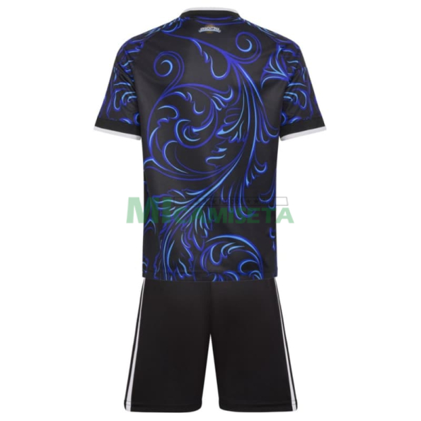 Camiseta Argentina Segunda Equipación Mundial 2026 Azul Niño Kit con FIFA2022