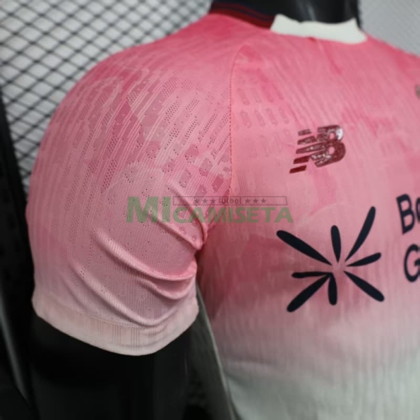 Camiseta Leverkusen Segunda Equipación 2025/2026 Rosa/Blanco (EDICIÓN JUGADOR)
