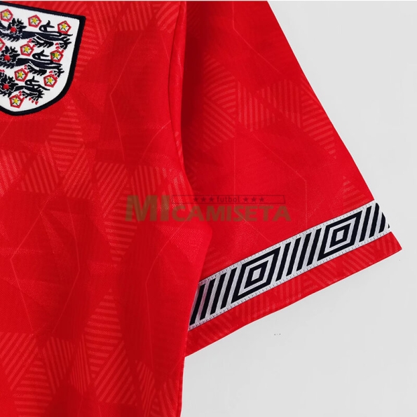 Camiseta Inglaterra Segunda Equipación Retro 1990