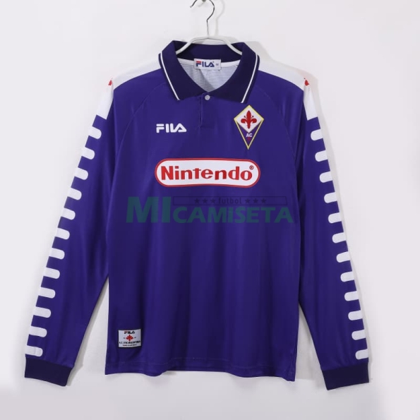 Camiseta Fiorentina Primera Equipación Retro 1998/99 ML Morado