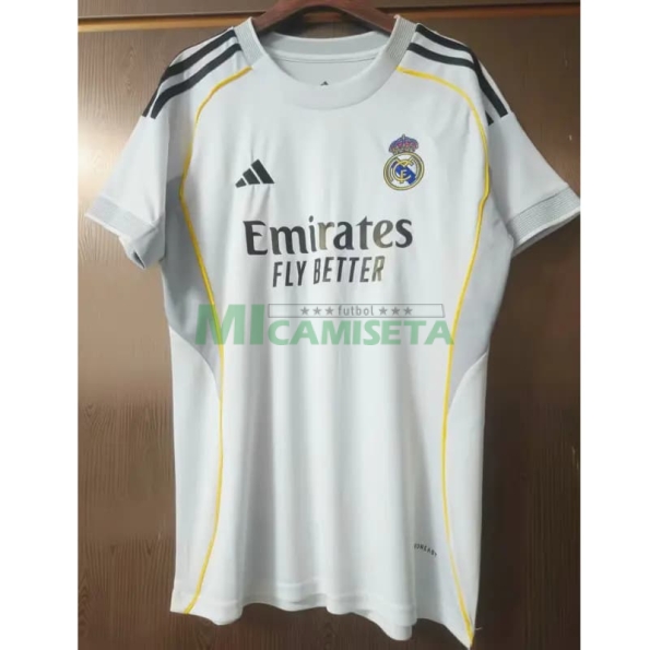 Camiseta Real Madrid Primera Equipación 2025/2026 Blanco Mujer