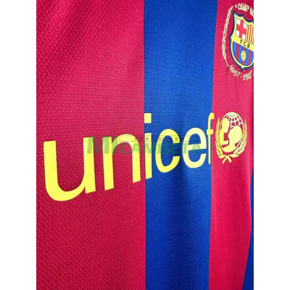 Camiseta Barcelona Primera Equipación Retro 2007/08 ML Rojo/Azul
