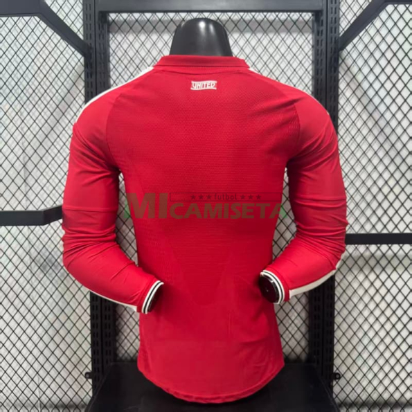 Camiseta Manchester United Primera Equipación 2026/2027 ML Rojo (EDICIÓN JUGADOR)