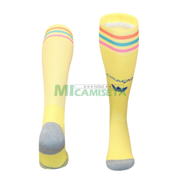 Camiseta Curacao Segunda Equipación Mundial 2026 Amarillo Claro (EDICIÓN JUGADOR)