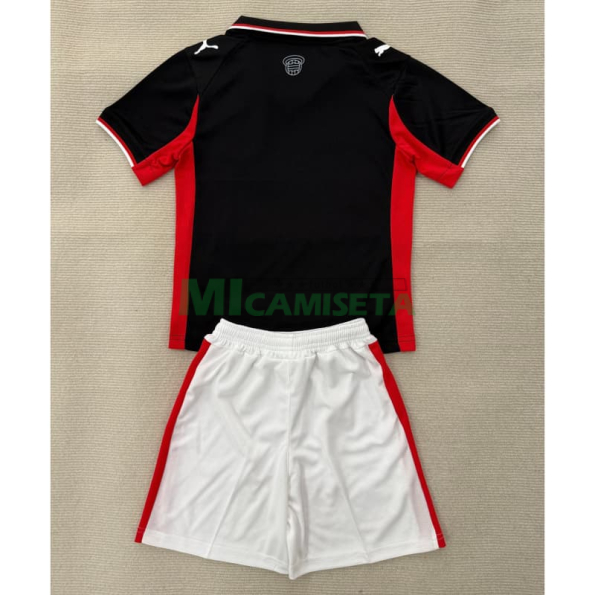 Camiseta Southampton Tercera Equipación 2025/2026 Negro Niño Kit