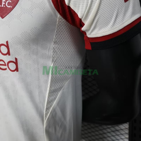 Camiseta Liverpool Segunda Equipación 2025/2026 Blanco (EDICIÓN JUGADOR)