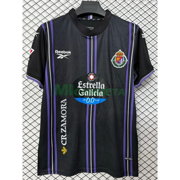 Camiseta Real Valladolid Segunda Equipación 2026/2027 Negro con Parche La Liga