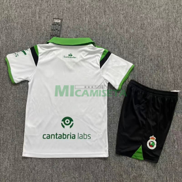 Camiseta Racing de Santander Primera Equipación 2026/2027 Blanco Niño Kit