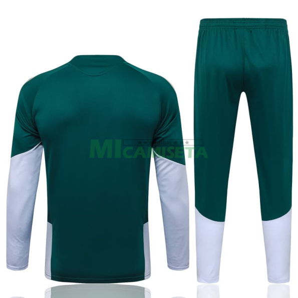 Sudadera de Entrenamiento Italia 2026 Niño Kit Verde Oscuro