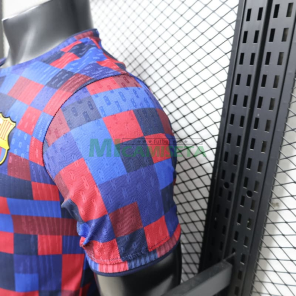 Camiseta Barcelona 2026/2027 Pre-Match Rojo/Azul (EDICIÓN JUGADOR)