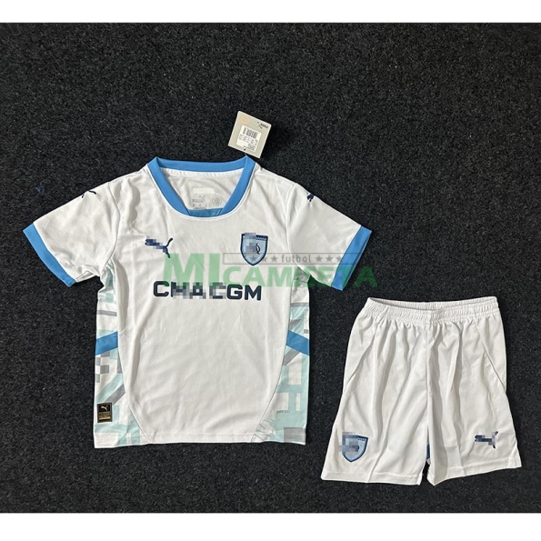 Camiseta Olympique Marsella Primera Equipación 2024/2025 Niño Kit