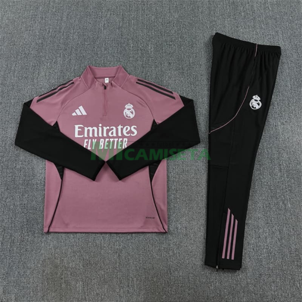 Sudadera De Entrenamiento Real Madrid 2025/2026 Kit Rosa Apagado