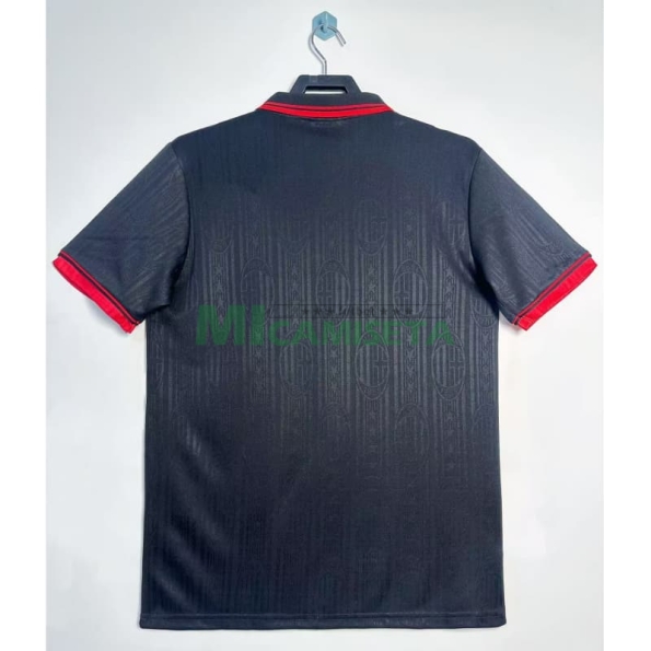 Camiseta AC Milan Cuarta Equipación Retro 1997/98 Negro