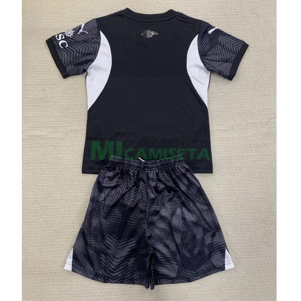 Camiseta De Portero AC Milan 2024/2025 Niño Kit Negro