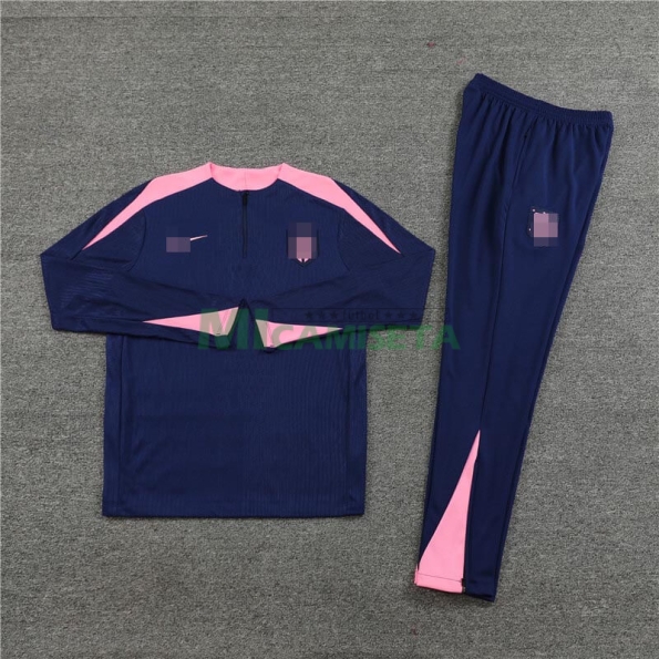 Sudadera de Entrenamiento Atlético de Madrid 2024/2025 Azul Marino/Rosa