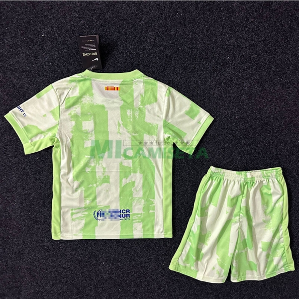 Camiseta Barcelona Tercera Equipación 2024/25 Niño Kit