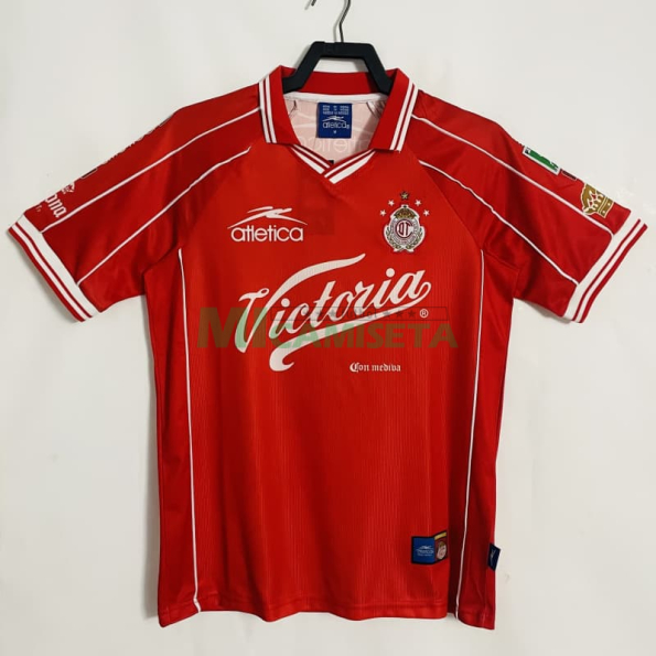 Camiseta Toluca Primera Equipación Retro 1999/2000 Rojo