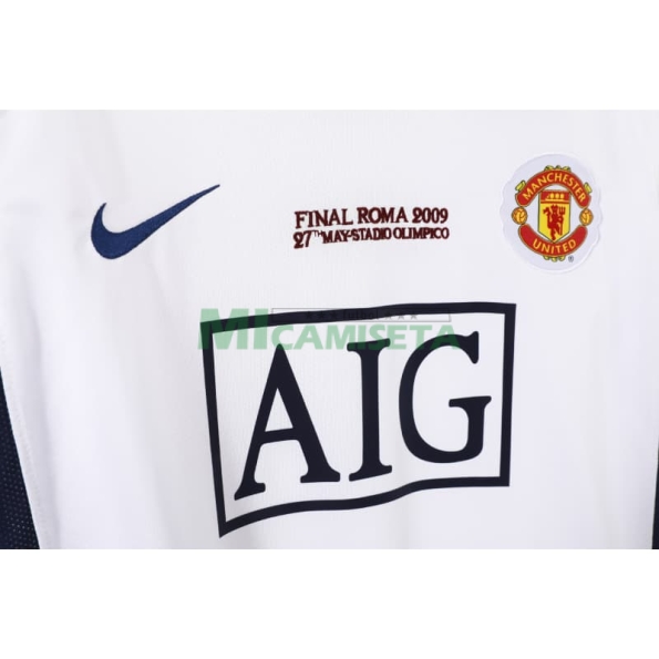 Camiseta Manchester United Segunda Equipación Retro 2008/09 ML
