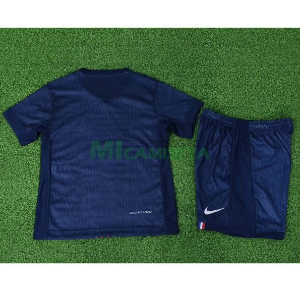 Camiseta PSG Primera Equipación 2025/2026 Azul Niño Kit (EDICIÓN JUGADOR)