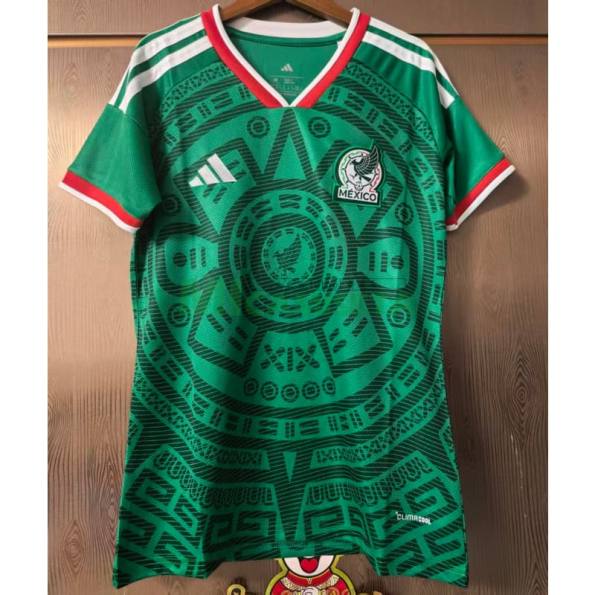 Camiseta México Primera Equipación Mundial 2026 Verde Mujer