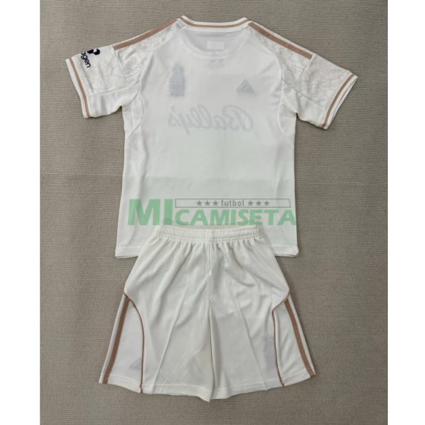 Camiseta Nottingham Forest Segunda Equipación 2025/2026 Blanco Niño Kit