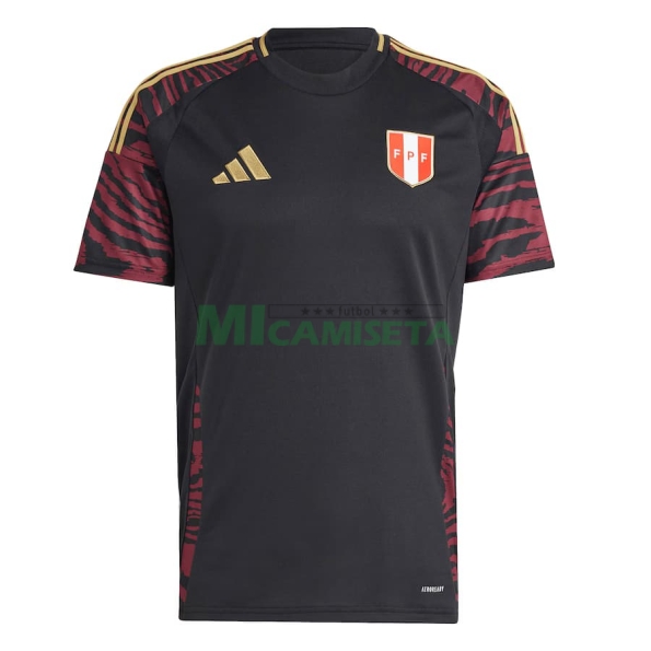 Camiseta Peru Segunda Equipación 2024 Negro
