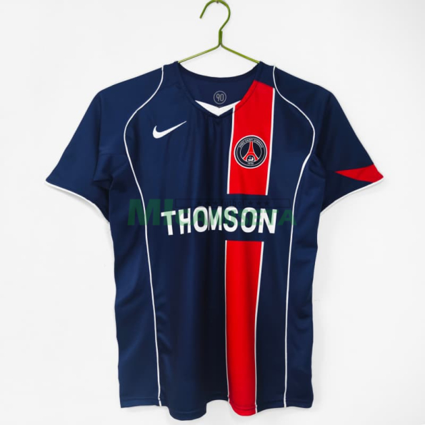 Camiseta PSG Primera Equipación Retro 2004/05 Azul/Rojo