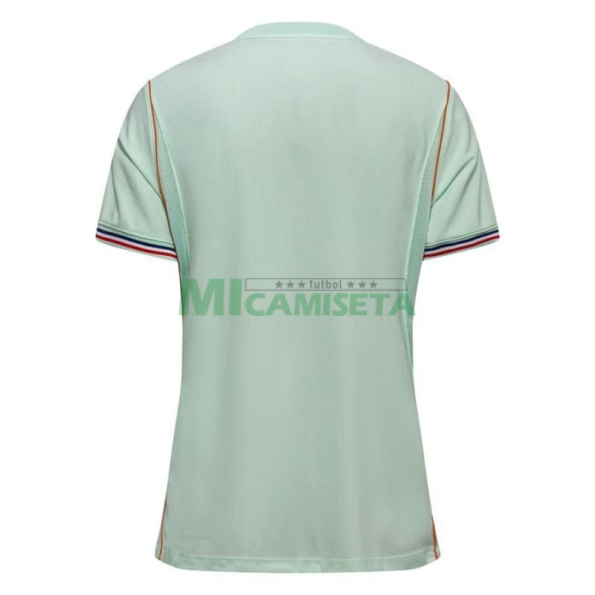 Camiseta Francia Segunda Equipación Mundial 2026 Verde Menta Mujer