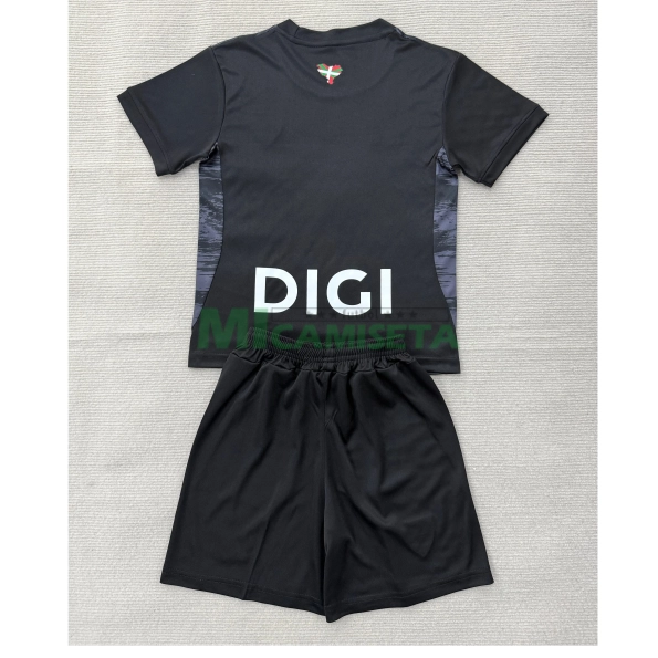 Camiseta de Portero Athletic de Bilbao 2026/2027 Negro Niño Kit