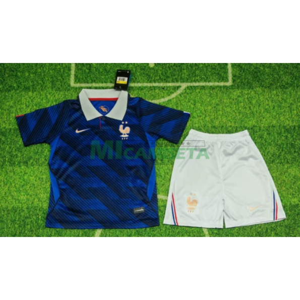 Camiseta Francia Primera Equipación Mundial 2026 Niño Kit
