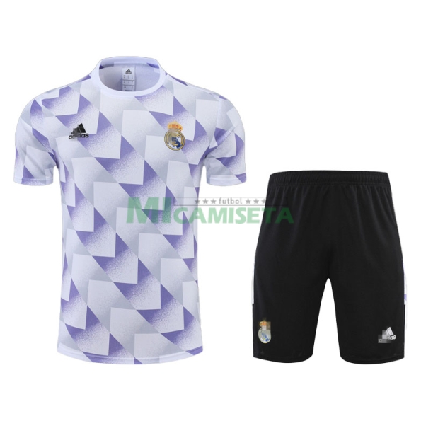 Camiseta de Entrenamiento Real Madrid 2022/2023 Blanco/Morado