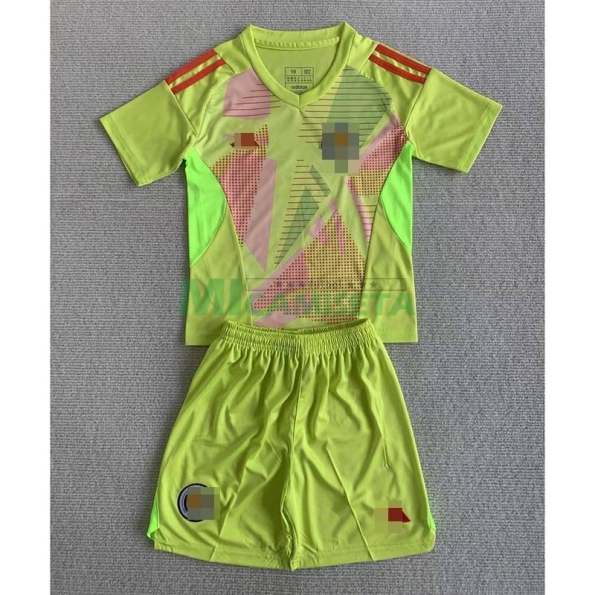 Camiseta De Portero Escocia 2024 Niño Kit Amarillo