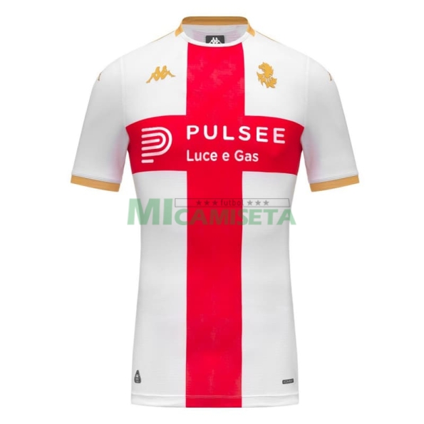 Camiseta Genoa CFC Segunda Equipación 2025/2026 Blanco/Rojo
