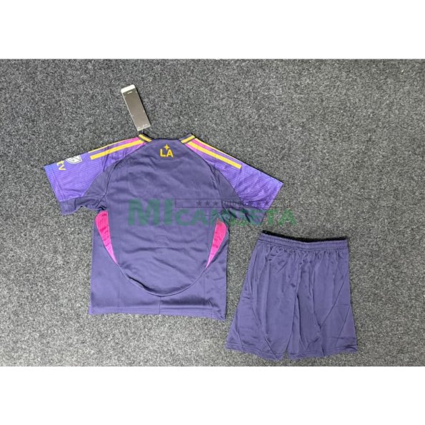 Camiseta La Galaxy Segunda Equipación 2025/2026 Morado Niño Kit