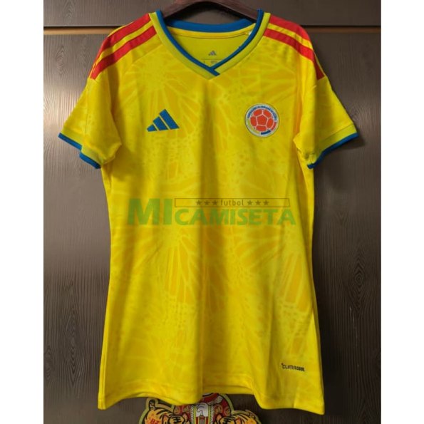 Camiseta Colobima Primera Equipación Mundial 2026 Amarillo Mujer