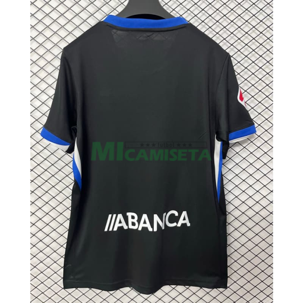 Camiseta Deportivo de La Coruña Segunda Equipación 2026/2027 Negro con Parche La Liga