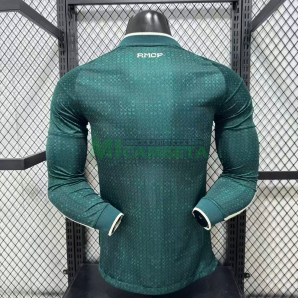 Camiseta Real Madrid Segunda Equipación 2026/2027 ML Verde Oscuro (EDICIÓN JUGADOR)