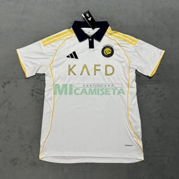 Camiseta Al Nassr Tercera Equipación 2025/2026 Blanco