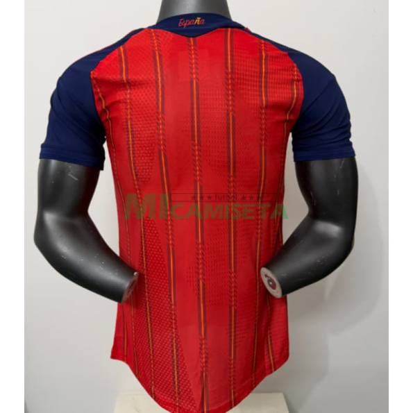 Camiseta España Primera Equipación Mundial 2026 Rojo/Azul (EDICIÓN JUGADOR) 2 Estrellas con FIFA2026