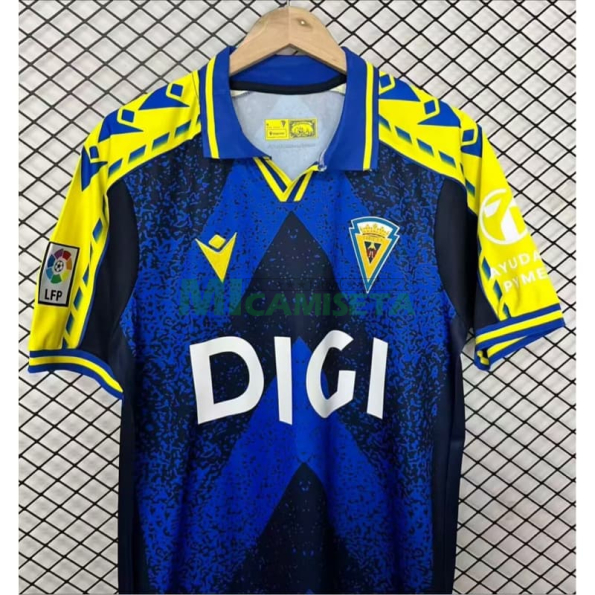 Camiseta Cadiz 2026/2027 Azul/Amarillo Versión Retro