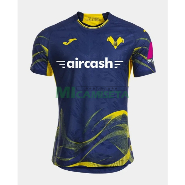 Camiseta Hellas Verona Primera Equipación 2025/2026 Azul Marino