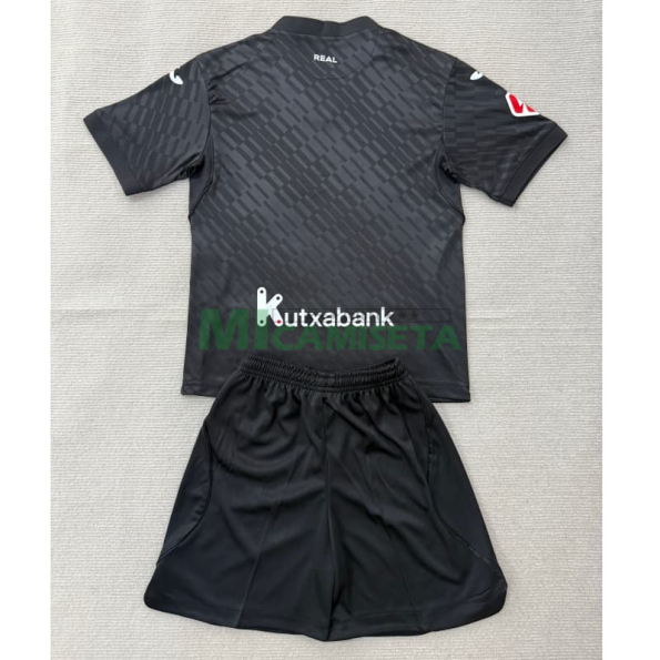Camiseta Real Sociedad Segunda Equipación 2026/2027 Negro con Parche La Liga