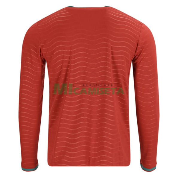 Camiseta Portugal Primera Equipación Mundial 2026 ML Rojo
