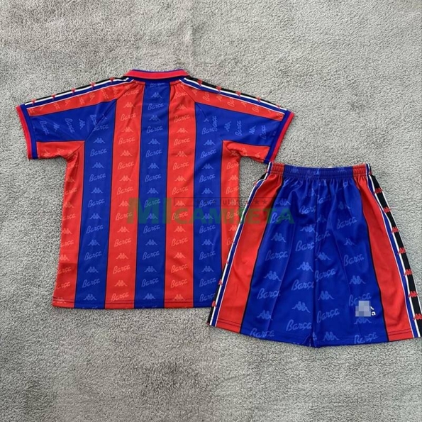 Camiseta Barcelona Primera Equipación Retro 1996/97 Niño Kit
