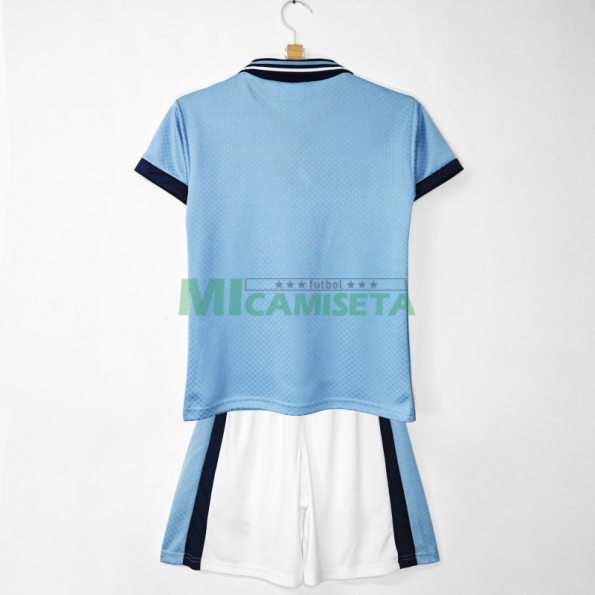 Camiseta Lazio Primera Equipación Retro 1996/97 Azul Niño Kit