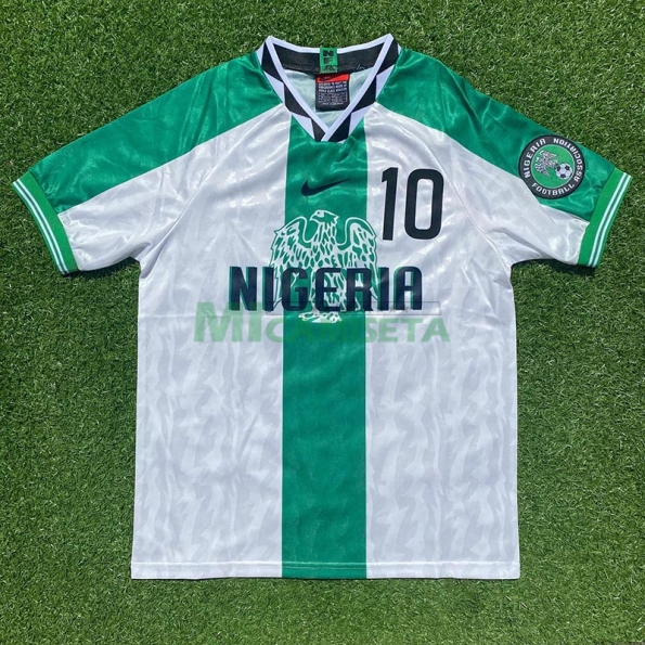 Camiseta OKOCHA 10 Nigeria Segunda Equipación Retro 1996